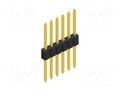Connector: pin strips; pin header; male; PIN: 6; 1.5A; 125V; THT FISCHER ELEKTRONIK SLVN11.055.6.G
