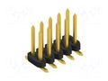 Connector: pin strips; pin header; male; PIN: 10; 3A; 100V; SMT; 2mm FISCHER ELEKTRONIK SLY8SMD062.10.G