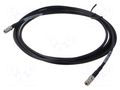 Cable; 3m; DIN plug,both sides; shielded; black; straight; 0÷40°C 3M 1CX6-11-0S-003.0