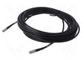 Cable; 9m; DIN plug,both sides; black; straight; 0÷40°C; 75Ω 3M 1CX6-11-0S-009.0