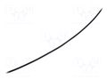 Heat shrink sleeve; 2: 1; 1.58mm; L: 30.48m; black ALPHA WIRE F2211/16-BK005