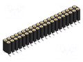 Connector: pin strips; socket; female; PIN: 40; BL 16 SMD; 3A; 150V FISCHER ELEKTRONIK BL16SMD067.40