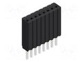Connector: pin strips; socket; female; PIN: 8; THT; 1.5A; 125V; 1x8 FISCHER ELEKTRONIK BLM.KG.1.8.Z