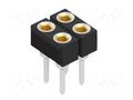 Connector: pin strips; socket; female; PIN: 4; THT; 3A; 150V; MK 221 FISCHER ELEKTRONIK MK.221.4