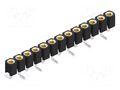 Connector: pin strips; socket; female; PIN: 13; MK 22 SMD; 3A; 150V FISCHER ELEKTRONIK MK.22SMD13
