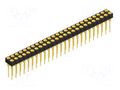 Connector: pin strips; socket; female; PIN: 50; MK 231; 1.5A; 60V FISCHER ELEKTRONIK MK.231.50.G
