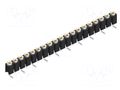 Connector: pin strips; socket; female; PIN: 19; MK 23 SMD; 1.5A; 60V FISCHER ELEKTRONIK MK.23SMD19