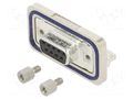 connector D-Sub Buchsenl. 09p IP67 CONEC 6STD09SAU99R40X