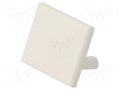 Cap for LED profiles; white; PDS-T,PDS-UST,PDS-ZM-PLUS KLUŚ K-C24364C10