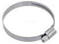 Worm gear clamp; W: 12mm; Clamping: 25÷40mm; steel; WD12; W1 KALE WD12-25-40-C7-W1