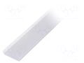 Cover for LED profiles; white; 1m; HS-22; push-in KLUŚ K-B17011F-1M