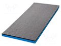 Foam insert; graphite-blue; 1200x500x40mm; 3pcs. LeanFoam LF-AB-1250