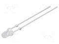 LED; green; 3mm; 22000÷25000mcd; 30°; Front: convex; 2.9÷3.4VDC OPTOSUPPLY OSG58A3131C