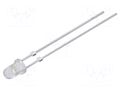 LED; white warm; 3mm; 18000÷22000mcd; 30°; Front: convex; -30÷85°C OPTOSUPPLY OSM54K3131C