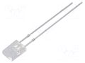 LED; red,yellow; rectangular; 2x5x7mm; bipolar; 500÷750mcd; 120° OPTOSUPPLY OSRYP271C1B