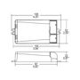 20W CC LED supply 250-700mA 3-49V, 24V 0.7A, DIP-SWITCH, DALI2, AM, PWM, TCI 125403BI