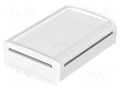Enclosure: desktop; BoVersa; X: 120mm; Y: 170mm; Z: 52mm; white BOPLA BOV-48334331.HMT1