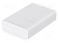 Enclosure: desktop; BoVersa; X: 185mm; Y: 275mm; Z: 73mm; white BOPLA BOV-48418633.HMT1