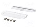 Set of wall holders; white; 2pcs. BOPLA BOV-48800303