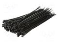 Cable tie; L: 200mm; W: 2.5mm; black; polyamide; 100pcs; UL94V-2 LOGILINK PC-KAB0003B