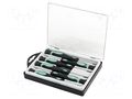 Kit: screwdrivers; precision; Phillips,slot,Torx®; 6pcs. LOGILINK PC-WZ0020