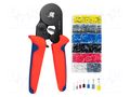 Kit: for crimping; Kit: terminals set; case; Die shape: hexagon LOGILINK PC-WZ0068