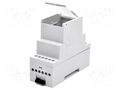 Enclosure: for DIN rail mounting; No.of mod: 2 ELBAG MR2/A-FA