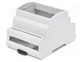 Enclosure: for DIN rail mounting; No.of mod: 4 ELBAG MR4/TK-AR-GR-AL