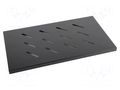 Shelf; 1U; black; Standard: 19" LANBERG AK-1002-B