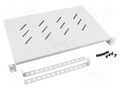 Shelf; 1U; grey; Standard: 19" LANBERG AK-1004-S