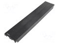 Stopper; 2U; black; Standard: 19" LANBERG AKP-1402-B