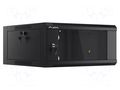 Enclosure: rack cabinet; Standard: 19"; 4U; black; 600mm; hanging LANBERG WAFA-5604-10B