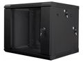 Enclosure: rack cabinet; Standard: 19"; 9U; black; Z: 600mm; X: 600mm LANBERG WF02-6609-10B