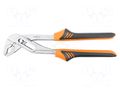 Pliers; for pipe gripping,adjustable; Pliers len: 250mm NEO TOOLS NEO-02-401