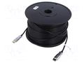Cable; HDMI plug,both sides; HDCP 2.2,HDMI 2.0,optical; 100m Goobay GOOBAY-65573