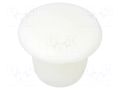 Stopper; H: 6.5mm; push-in; Flange dia: 11mm; white; 054070111303 ESSENTRA ESS-10060544