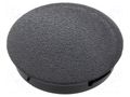 Stopper; H: 6.4mm; push-in,snap-fastener; Flange dia: 24.6mm ESSENTRA ESS-10021088