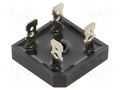 Bridge rectifier: single-phase; Urmax: 50V; If: 35A; Ifsm: 400A DC COMPONENTS GBPC35005-DC