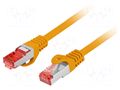 Patch cord; S/FTP; Cat: 6; RJ45 plug,both sides; stranded; Cu; 5m LANBERG PCF6-10CU-0500-O