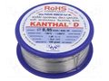 Resistance wire; 1.9Ω/m; -100÷1300°C; 0.1kg; Øout: 0.95mm; FeCrAl KANTHAL KANTHAL-D-0.95/100
