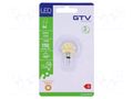 LED lamp; warm white; G4; 12VDC; 150lm; 1.8W; 180°; 3000K GTV Poland LD-G4018W-30