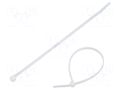 Cable tie; L: 198mm; W: 3.5mm; natural; polyamide; 135N; Ømax: 50mm HELLERMANNTYTON T30L-PA66-NA
