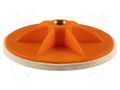 Felt polishing disk; Mounting: M14; Ø75x10mm NEO TOOLS NEO-08-960
