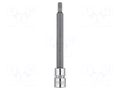 Socket; hex key,socket spanner; HEX 4mm; 1/4"; long NEO TOOLS NEO-10-329