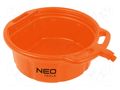 Oil drain pan; 16l NEO TOOLS NEO-10-800