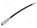 Grease gun hose; Ø: 11mm; L: 300mm; zinc plated steel; 4-jaws tip NEO TOOLS NEO-11-502