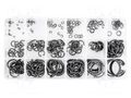 Circlip; spring steel; Ring: internal; 300pcs. NEO TOOLS NEO-11-975