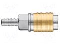 Quick connection coupling; brass; Application: for compressor NEO TOOLS NEO-12-621