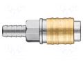 Quick connection coupling; brass; Application: for compressor NEO TOOLS NEO-12-622
