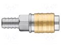 Quick connection coupling; brass; Application: for compressor NEO TOOLS NEO-12-623